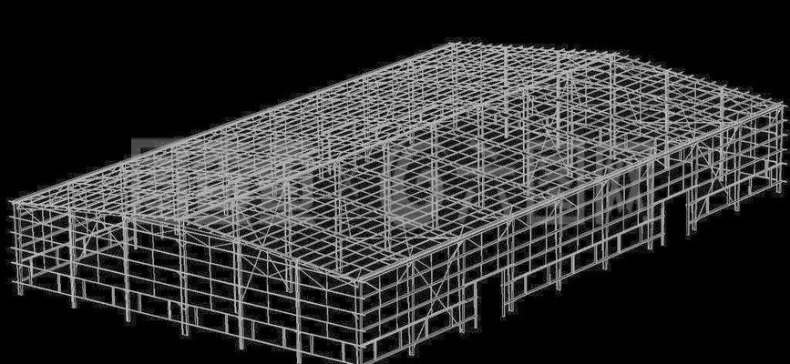 钢结构厂房 3D模型